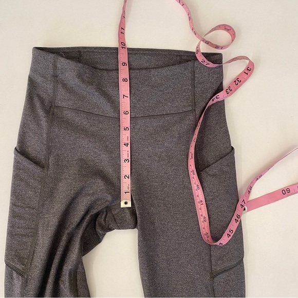 Lululemon || Speed Up Tight 31" in Heathered Black Gray 4 Tall - Picture 10 of 11